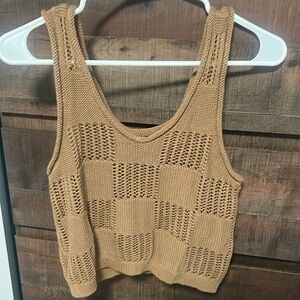 Women’s Vans Knit Tan Tank Top